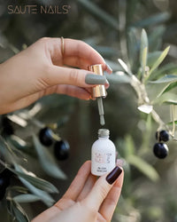 Sauté Nails S256 Olive Leaf UV Gel Polish 8ml - official shade swatch or nail colour image 2 of 3