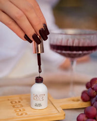 Sauté Nails S260 Wine Not UV Gel Polish 8ml - official shade swatch or nail colour image 2 of 3