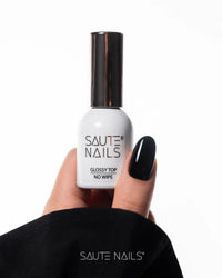 Sauté Nails Glossy Top No Wipe 8ml - official product texture or application image 2 of 4
