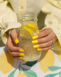 Sauté Nails S302 Lemon Pop UV Gel Polish 8ml - official shade detail or lifestyle image 4 of 4