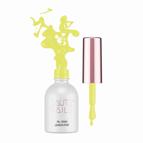 Saute Nails S302 Lemon Pop UV Gel Polish 8ml
