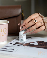 Sauté Nails S300 Honey Mocha UV Gel Polish 8ml - official shade swatch or nail colour image 2 of 4