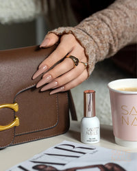 Sauté Nails S300 Honey Mocha UV Gel Polish 8ml - official shade detail or lifestyle image 4 of 4