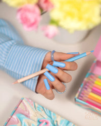 Sauté Nails S294 Misty Blue UV Gel Polish 8ml - official shade detail or lifestyle image 4 of 4