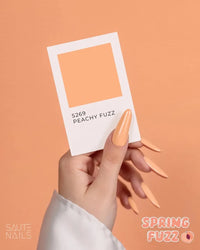 Sauté Nails S269 Peachy Fuzz UV Gel Polish 8ml - official shade swatch or nail colour image 2 of 4